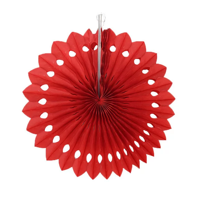 Paper Flower Fan Folding Fan