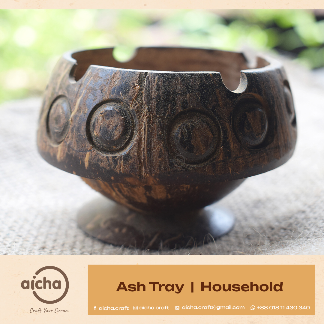 Natural Coconut Shell Ashtray