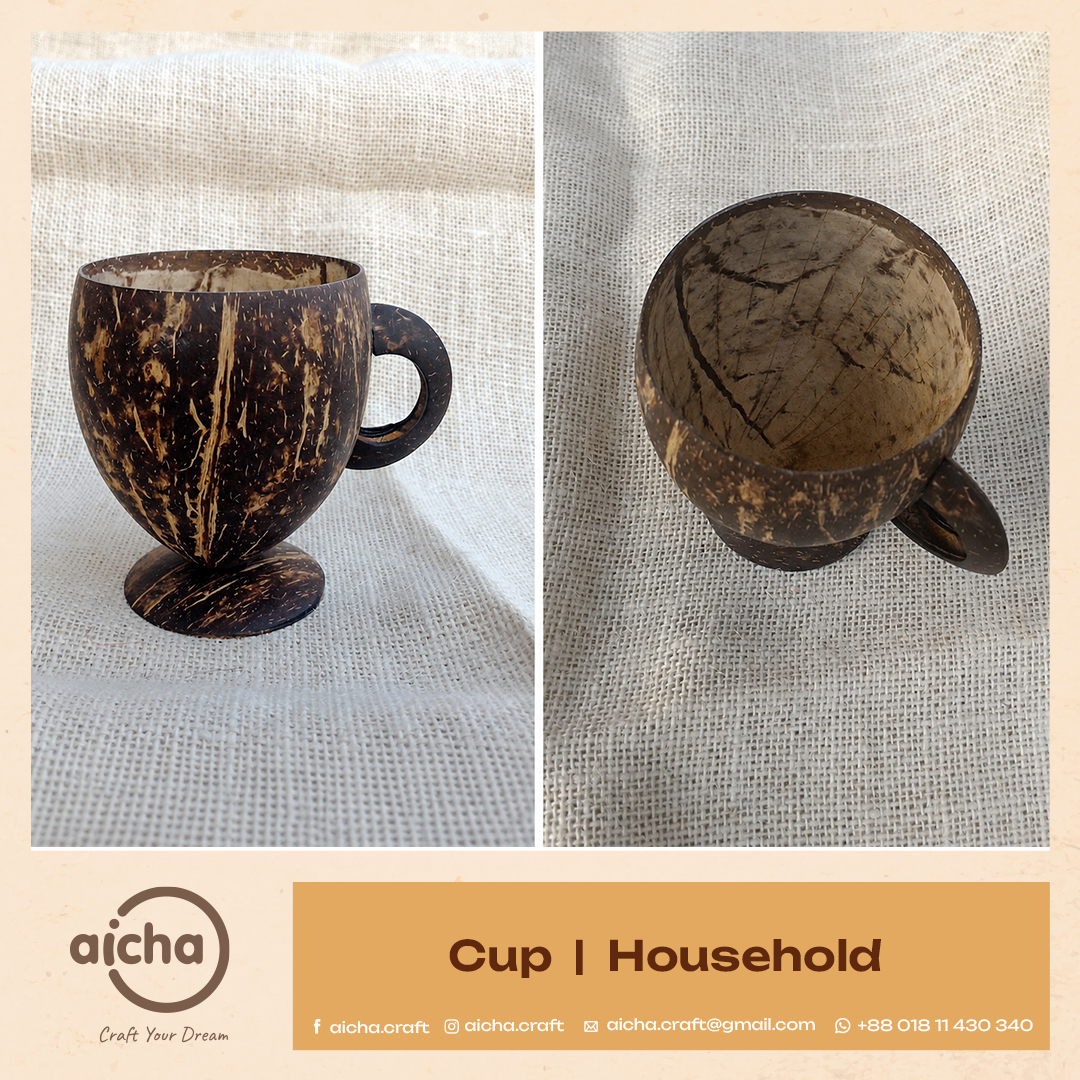 Natural Coconut Shell Cup