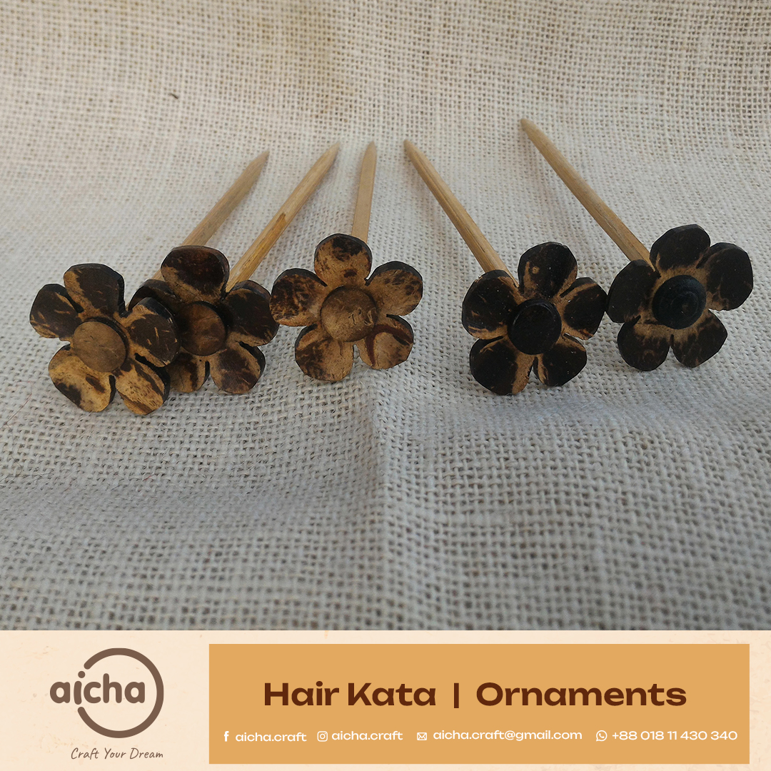 Handmade Bamboo Hair Kata